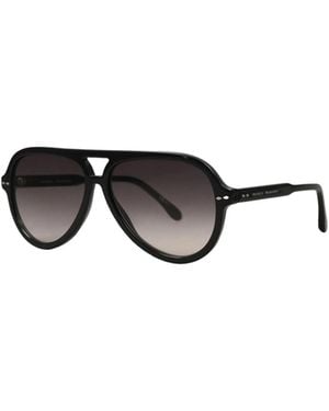 Isabel Marant Simple Pilot Sunglasses - Black