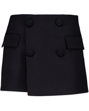Balmain Gabardine Shorts - Black