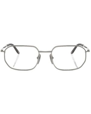 Prada Eyewear Irregular Frame Glasses - White