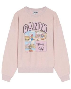 Ganni Daisy Duck Comic Sweatshirt - Pink
