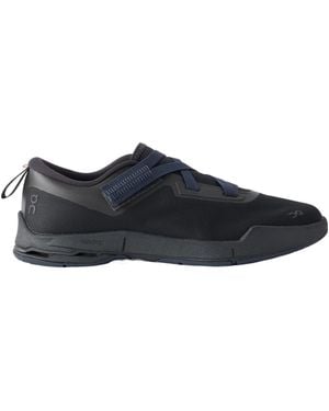 On Shoes Zendaya Cloudnova Moon Rubber-Trimmed Mesh Sneakers - Blue