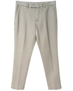 Pt Pantaloni Belt Loop Trousers - Grey