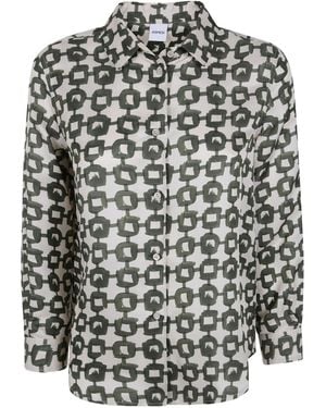Aspesi Geometric Print Shirt - Multicolor