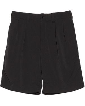 Nanamica Alphadry Double Pleat Shorts - Black