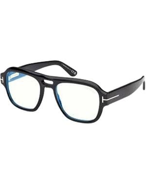 Tom Ford Eyewear Aviator Frame Glasses - White
