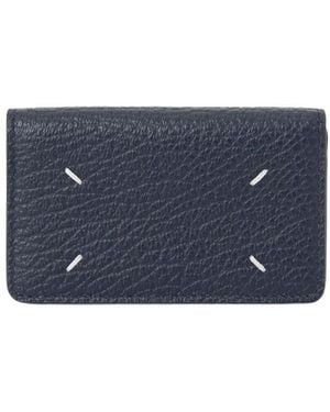 Maison Margiela Four-Slot Card Holder - Blue