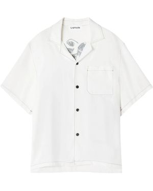Lanvin Short Sleeve Shirt - White