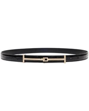 Tom Ford Adjustable Waist Belt - White