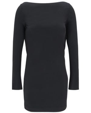 DSquared² Chain-Embellished Open-Back Mini Dress - Black