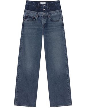 Agolde Elson Straight Leg Jeans - Blue