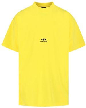 Balenciaga T-Shirt From The 'Skiwear' Collection - Yellow
