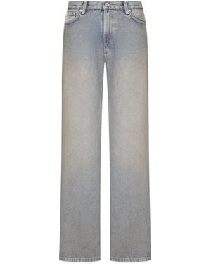 Haikure Belt-Loop Jeans - Gray