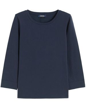 Max Mara Long Sleeve T-Shirt - Blue