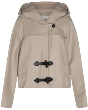 Isabel Marant Isabel Marant Étoile Toggle Hooded Jacket - Gray