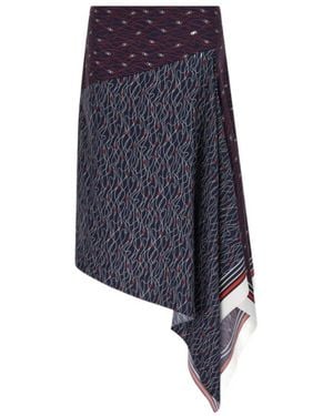 Ferragamo Asymmetrical Skirt - Blue
