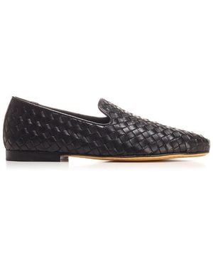 Officine Creative Woven Business Dress Shoes - Black