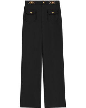 Celine Trousers With Gourmettes - Black