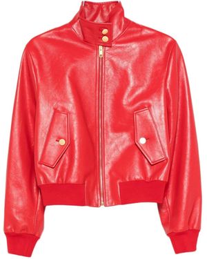 Bally Quilted Jacket - Red