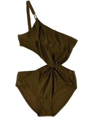 Zimmermann Wylie Knot Detailed One-Piece Swimsuit - Green