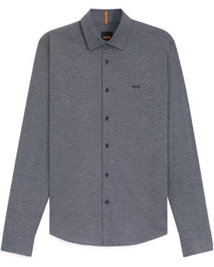 BOSS Long-Sleeved Shirt - Gray