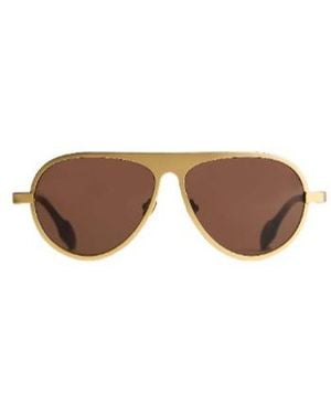 JW Anderson Jwa05 Aviator Sunglasses - Brown