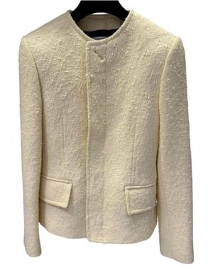 Bottega Veneta Long-Sleeved Casual Jacket - Natural