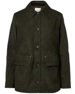 Vince Suede Jacket - Green