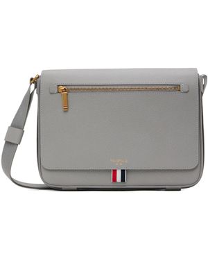 Thom Browne Reporter Shoulder Bag - Gray