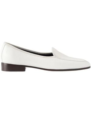 The Row Adam Loafers - White