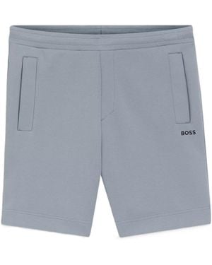 BOSS Elastic-Waist Shorts - Grey