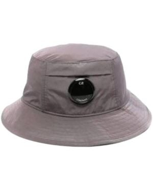 C.P. Company Lens Detail Bucket Hat - Grey