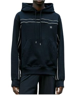 GmbH Piping Hooded Sweatshirt - Blue