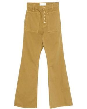 Ulla Johnson Button-Fly Jeans - Natural