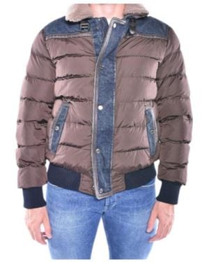 Moorer Viani Hooded Padded Jacket - Blue