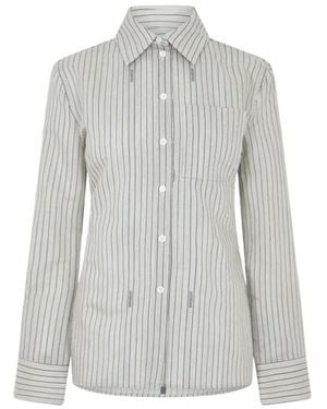 Jacquemus La Backless Costume Shirt - Gray