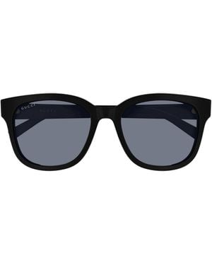 Gucci Eyewear Square Frame Sunglasses - Blue