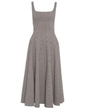 STAUD Wells Midi Dress - Grey