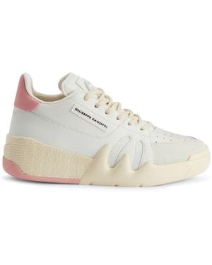 Giuseppe Zanotti Talon Logo Patch Paneled Sneakers - White