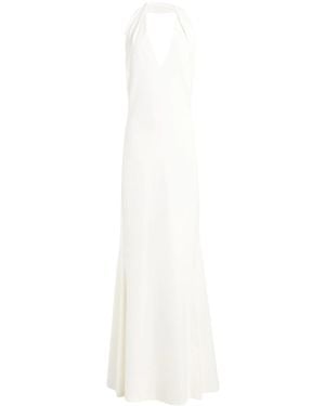 Max Mara Sleeveless Backless Dress - White