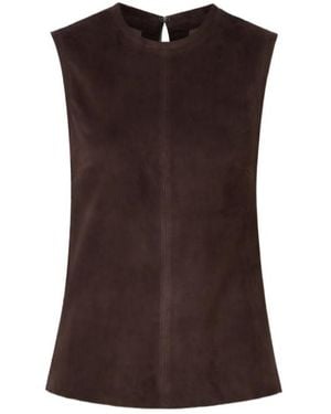 Stouls Miuccia Suede Tank - Brown