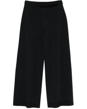 D.exterior Elasticated-Waist Pants - Black