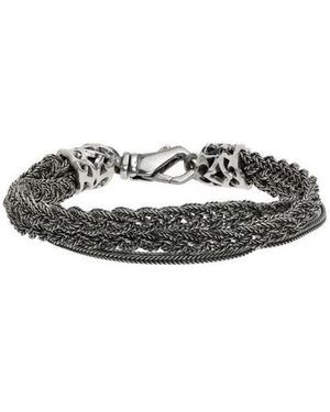Emanuele Bicocchi Braided Chain Bracelet - White