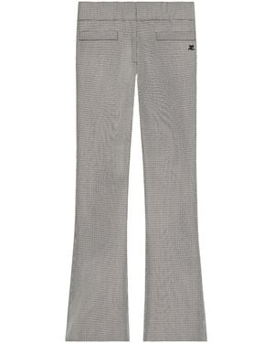 Courreges Houndstooth Pants - Gray