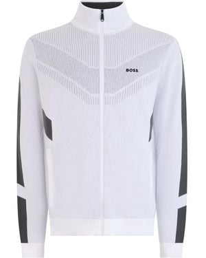 BOSS Zip-Up Hoodie - Blue