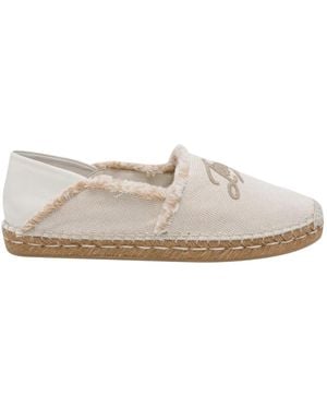 Jimmy Choo Avi Flat Espadrilles - White