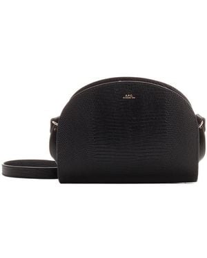 A.P.C. Logo Cross-Body Bag - Black