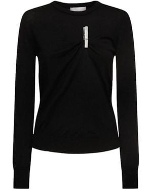 Coperni Knitted Crew Neck Jumper - Black