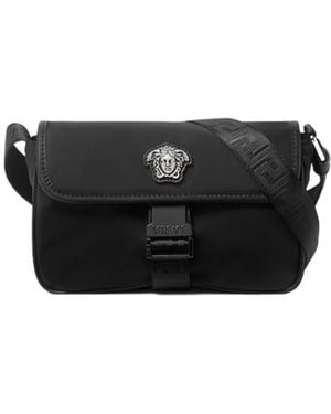 Versace La Medusa Mini Shoulder Bag - Black