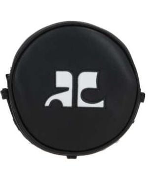 Courreges Courrèges Reedition Circle Crossbody Bag - Black