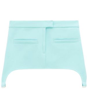 Courreges Middle Waist Skirt - Blue
